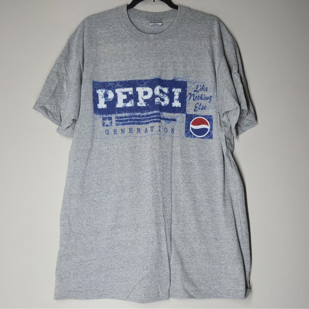 VTG 90s Pepsi Generation Promo T-Shirt Mens L/XL X-Large Single Stitch Logo